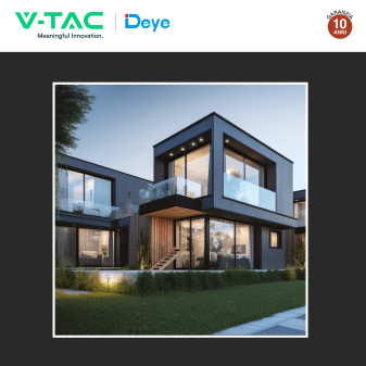 V-Tac Kit Inverter Trifase Ibrido 50kW + Accumulatore LiFePO4