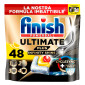 Immagine 1 - Finish Powerball Utilmate Plus Infinity Shine Detersivo in Tabs per Lavastoviglie al Limone Pulizia Intensa - 48 Capsule