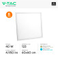 Immagine 18 - V-Tac VT-6060 6 Pannelli LED Quadrati 60x60 40W SMD a Incasso con Driver Starsense - SKU 24080 / 24081