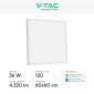 Immagine 4 - V-Tac VT-61037 Pannello LED Quadrato 60x60 36W SMD 2in1 a Superficie e Incasso - SKU 23765 / 23766