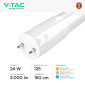 Immagine 20 - V-Tac VT-152 Tubo LED T8 G13 24W SMD Nano Plastic Lampadina 150cm con Starter - SKU 23874 / 23875 / 23876