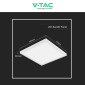 Immagine 7 - V-Tac VT-61037 10 Pannelli LED Quadrati 60x60 36W SMD 2in1 a Superficie e Incasso - SKU 23765 / 23766