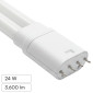 Immagine 1 - Life Lampadina LED 2G11 4 Pin 24W Tubolare PL-L SMD in Vetro - mod. 39.940430N43