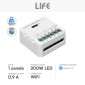 Immagine 2 - Life Modulo Triac 1CH Ricevitore Interruttore Dimmer ON/OFF Smart Wi-Fi 2,4 GHz - mod. 39.9WI50205V1