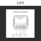 Immagine 6 - Life Modulo Triac 1CH Ricevitore Interruttore Dimmer ON/OFF Smart Wi-Fi 2,4 GHz - mod. 39.9WI50205V1