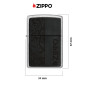 Immagine 4 - Zippo Accendino a Benzina Ricaricabile e Antivento con Fantasia Leather Zippo Design - mod. 46919