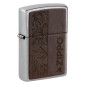 Immagine 1 - Zippo Accendino a Benzina Ricaricabile e Antivento con Fantasia Leather Zippo Design - mod. 46920
