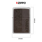 Immagine 4 - Zippo Accendino a Benzina Ricaricabile e Antivento con Fantasia Leather Zippo Design - mod. 46920