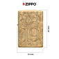 Immagine 4 - Zippo Accendino a Benzina Ricaricabile e Antivento con Fantasia 1932 Filigree Design - mod. 46776