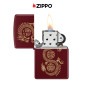 Immagine 5 - Zippo Accendino a Benzina Ricaricabile e Antivento con Fantasia Dragon Luck Design - mod. 46835
