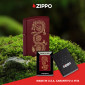 Immagine 6 - Zippo Accendino a Benzina Ricaricabile e Antivento con Fantasia Dragon Luck Design - mod. 46835