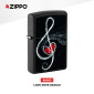 Immagine 2 - Zippo Accendino a Benzina Ricaricabile e Antivento con Fantasia Love Note Design - mod. 46840