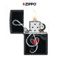 Immagine 5 - Zippo Accendino a Benzina Ricaricabile e Antivento con Fantasia Love Note Design - mod. 46840