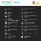 Immagine 3 - V-Tac Deye Inverter Trifase Ibrido On-Grid / Off-Grid 6kW IP65 Garanzia 10 Anni CEI 0-21 Display LCD - SKU 12345