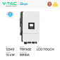 Immagine 2 - V-Tac Deye Inverter Trifase Ibrido On-Grid / Off-Grid 10kW IP65 Garanzia 10 Anni CEI 0-21 Display LCD - SKU 12343