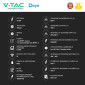 Immagine 3 - V-Tac Deye Inverter Trifase Ibrido On-Grid / Off-Grid 10kW IP65 Garanzia 10 Anni CEI 0-21 Display LCD - SKU 12343