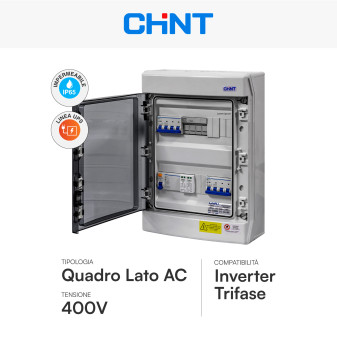 Chint Quadro Elettrico Lato AC Trifase Fino a 15kW 400V IP65 CEI 0-21