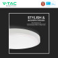 Immagine 11 - V-Tac Pro VT-8618 Plafoniera LED Rotonda 18W SMD Chip Samsung IP44 Colore Bianco - SKU 76151-24 / 76161-24 / 76171-24