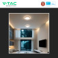 Immagine 7 - V-Tac Pro VT-8624 Plafoniera LED Rotonda 24W SMD Chip Samsung IP44 Colore Nero - SKU 76361-24 / 76371-24 / 76381-24