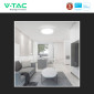 Immagine 7 - V-Tac Pro VT-8624 Plafoniera LED Rotonda 24W SMD Chip Samsung IP44 Colore Bianco - SKU 76181-24 / 76191-24 / 76201-24