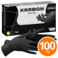 Immagine 5 - New Med Gloves Karbon Guanti Monouso Neri in Nitrile Senza Talco Taglia S - Confezione da 100 Guanti [TERMINATO]