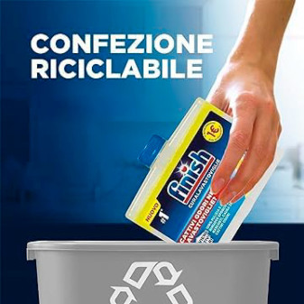 Finish Curalavastoviglie Limone a Ciclo Vuoto da 1 Ciclo