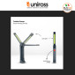 Immagine 5 - Uniross Torcia da Lavoro 4W Pieghevole Ricaricabile Multi-Uso IP44 con Magnete e Gancio - mod. ULFL020