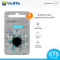 Immagine 2 - Powerone Implant Plus Coclear Misura 675 - Blister 6 Batterie per Protesi Acustiche
