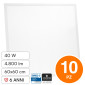 Immagine 29 - V-Tac VT-61044 10 Pannelli LED Quadrati 60x60 40W SMD Chip CREE a Incasso con Driver Starsense - SKU 241456 / 241466