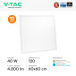 Immagine 32 - V-Tac VT-61044 10 Pannelli LED Quadrati 60x60 40W SMD Chip CREE a Incasso con Driver Starsense - SKU 241456 / 241466