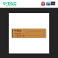 Immagine 40 - V-Tac VT-61045 Pannello LED Rettangolare 120x30 40W SMD Chip CREE a Incasso con Driver Starsense - SKU 241476 / 241486