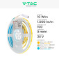Immagine 5 - V-Tac VT-COB 421 Striscia LED Flessibile 50W Monocolore 24V - Bobina da 5 metri - SKU 212667 / 212668 / 212669