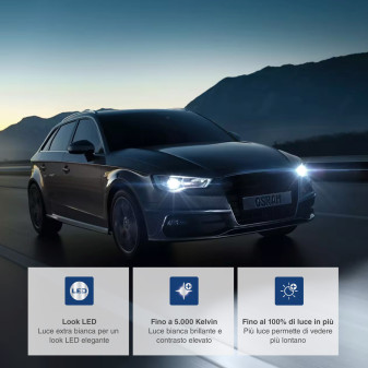 2 Lampadine per Auto Cool Blue Intense Next Gen H1 12V 55W Osram