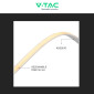Immagine 8 - V-Tac VT-COB 320 Striscia LED COB Flessibile 50W Monocolore 320 LED/m 24V IP67 - Bobina da 5 metri - SKU 23138 / 23139 / 23140