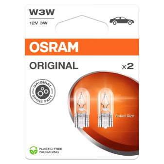 Acquista Osram Original Line 3W - 2 Lampadine W3W su