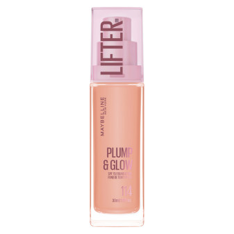 Maybelline New York Lifter Plump & Glow Fondotinta Colore 114  30ml