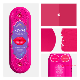 NYX Kit Duo Labbra Bridgerton 03 Matita + Lucidalabbra