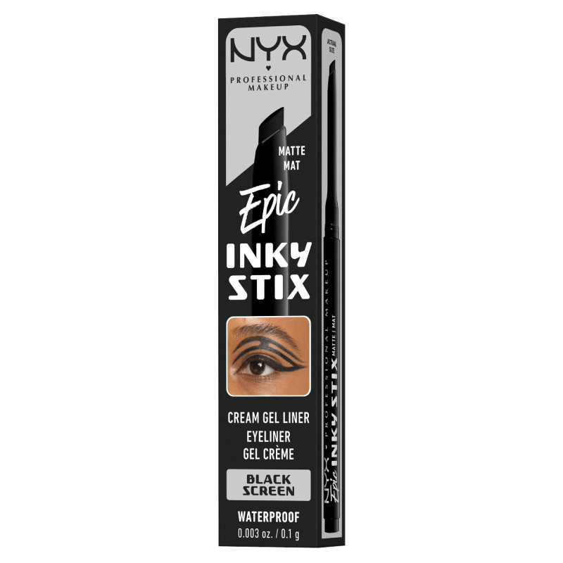 NYX Professional Makeup Epic Inky Stix Eyeliner 01 Black Screen