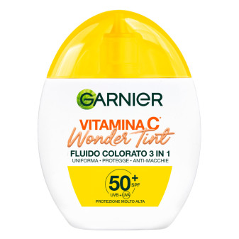 Garnier Vitamina C Wonder Tint Fluido Colorato 3in1 SPF 50+ Medium