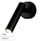 Immagine 15 - V-Tac VT-412-M Lampada LED da Muro 2W SMD Applique da Lettura Orientabile Colore Nero - SKU 10290 / 10291