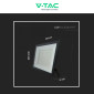 Immagine 9 - V-Tac VT-44109 Faro LED 100W Faretto SMD IP65 Colore Nero - SKU 23992 / 23980 / 23982
