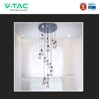 V-Tac VT-1830 Lampadina LED E27 3,7W Miniglobo G45 SMD Chip CREE