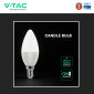 Immagine 9 - V-Tac VT-293D Lampadina LED E14 5,5W Candela C37 SMD Chip CREE - SKU 2120186-6