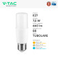 Immagine 5 - V-Tac VT-237 Lampadina LED E27 7,5W Tubolare T37 SMD Chip CREE - 211446 / 211456 / 21146-6