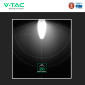 Immagine 10 - V-Tac VT-260 Lampadina LED E40 60W Oliva SMD Chip CREE - SKU 211876 / 211886