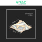 Immagine 6 - V-Tac VT-7734 Plafoniera LED a Superficie 75W SMD Changing Color CCT 3in1 Dimmerabile con Telecomando Colore Bianco - SKU 23397