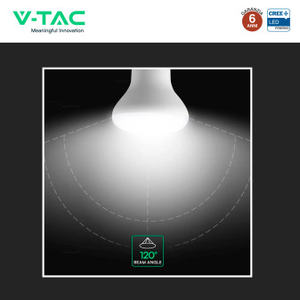 V-Tac VT-263 Lampadina LED E27 8,5W Reflector R63 SMD Chip CREE