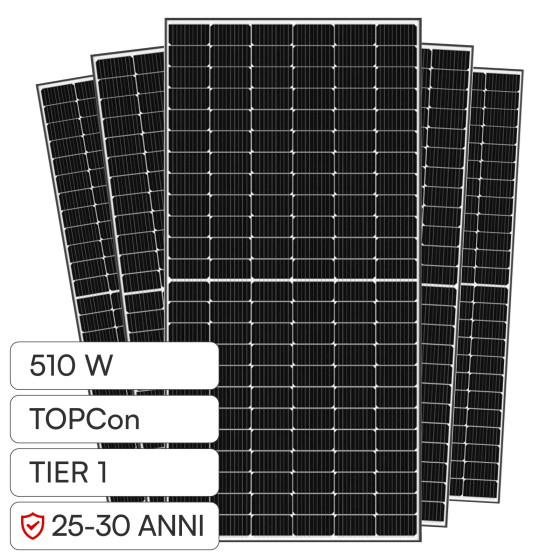 V-Tac Pannelli Solari Fotovoltaici Trina Solar 510W TOPCon IP68