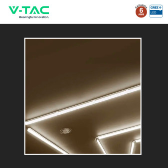 V-Tac VT-065 Plafoniera LED Lineare T5 7W SMD Chip CREE Linkabile