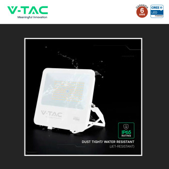 V-Tac VT-44101 Faro LED Faretto 100W SMD Chip CREE IP65